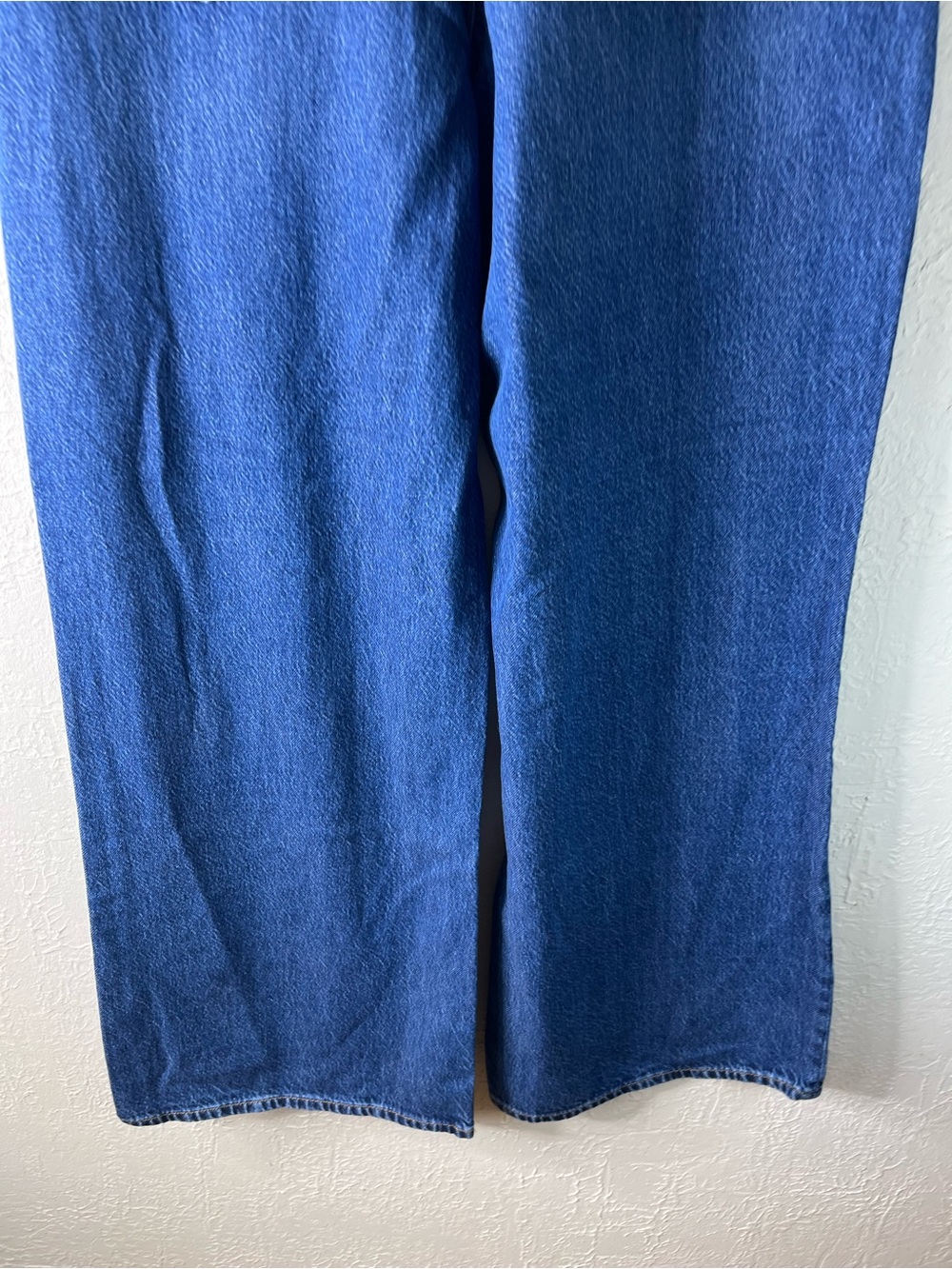 Abercrombie And Fitch Curve Love The Wide Leg High Rise in Blue - Picture 12 of 14